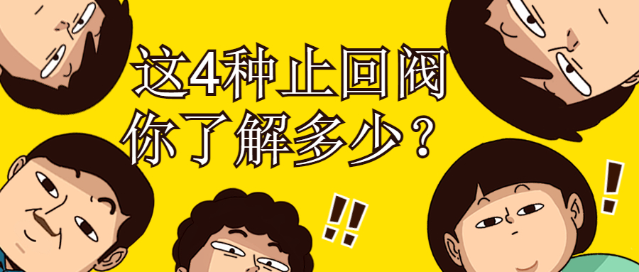 【凯鑫课堂】这4种止回阀你了解多少？