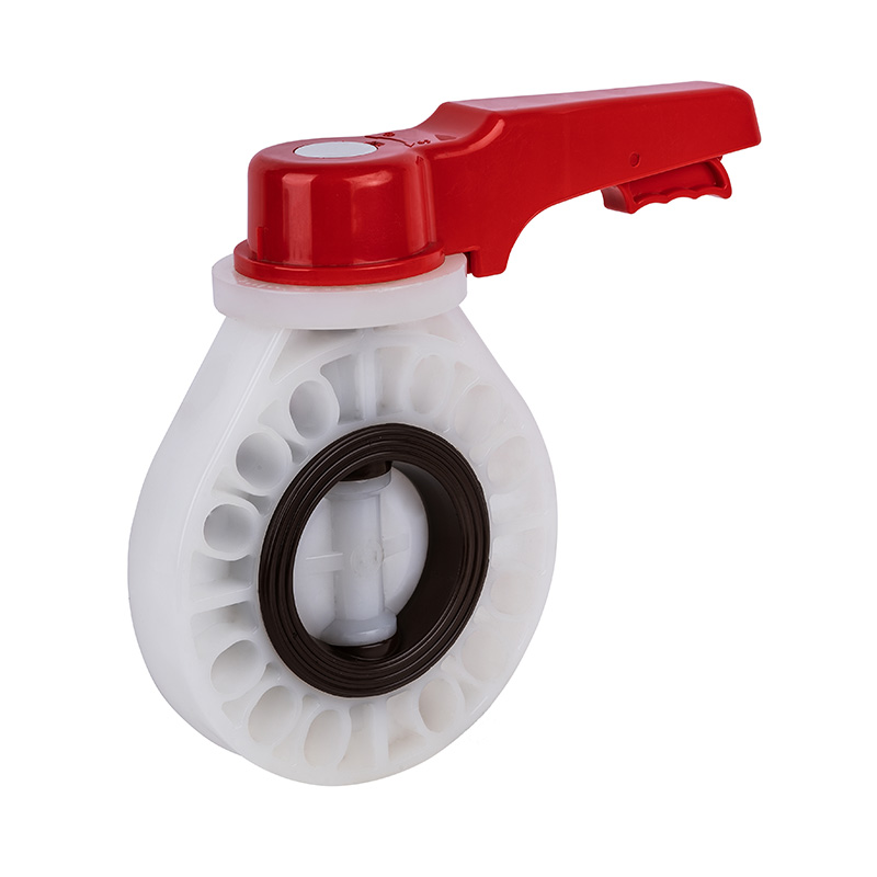 PVDF D71X-10F 手柄蝶阀 DN40-200 1-1/2