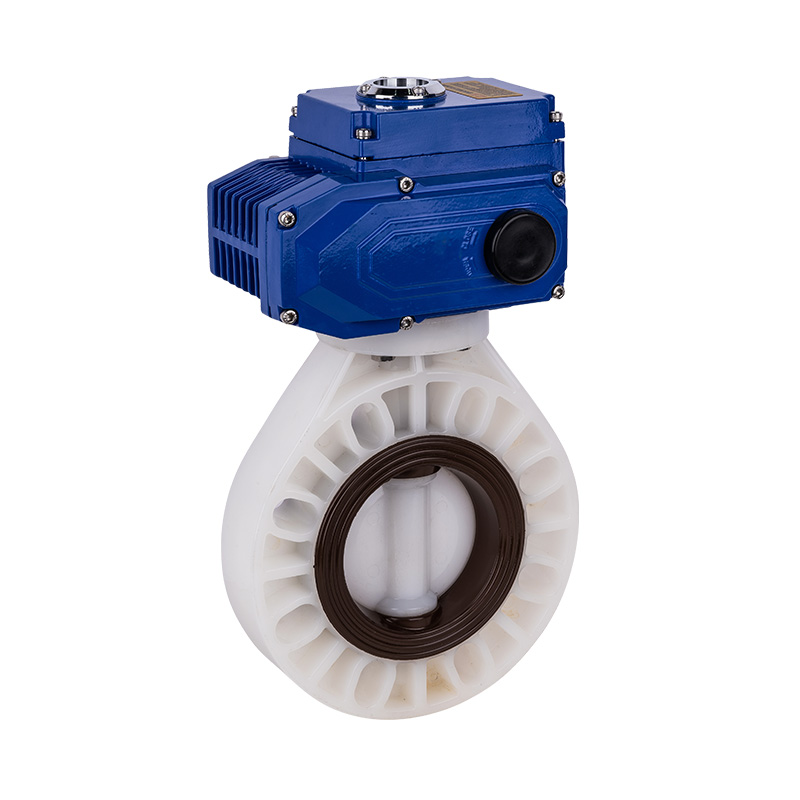 PVDF D971X-10F 电动蝶阀 DN40-1000 40A-1000A日标